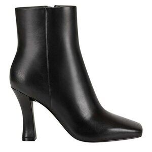 MARC FISHER CELLO BOOTIE BLACK LEATHER SIZE 8.5